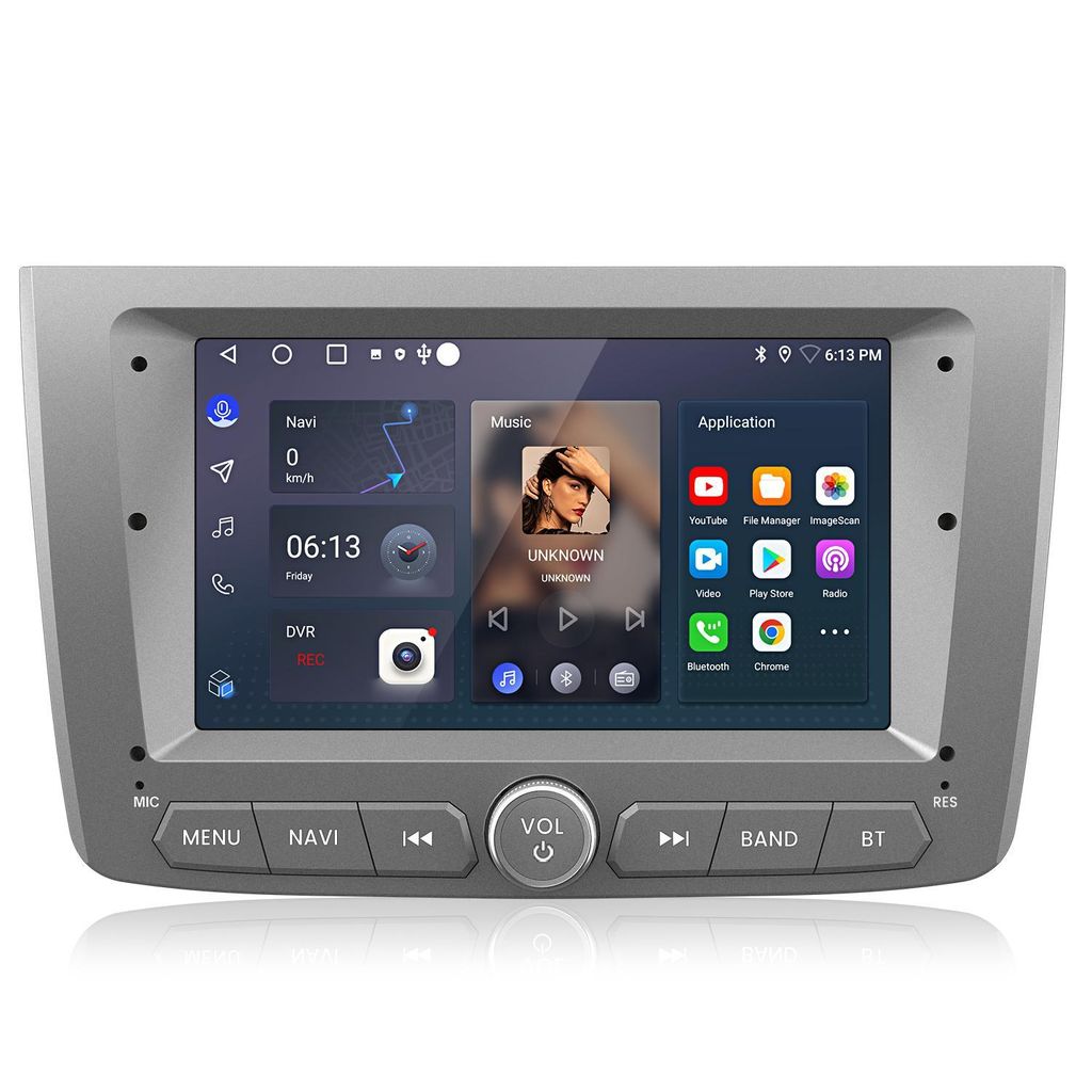 7'' Android Radio 64GB Alfa Romeo Mito (2008–2019) CarPlay Zdjęcie produktu 