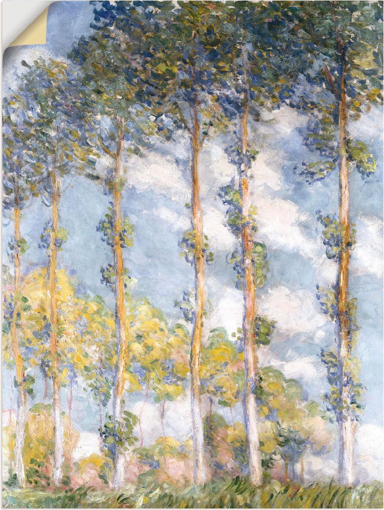 ARTland Wandbild, selbstklebend Pappeln. 1881 Größe: 30x40 cm