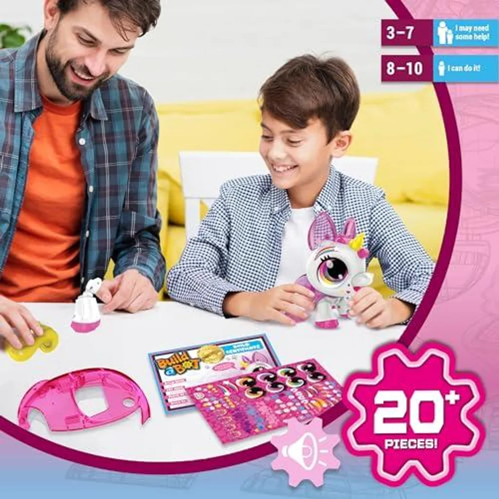 Licorne Build a Bot Interactive Goliath avec Effets Sonores et STEM - 9