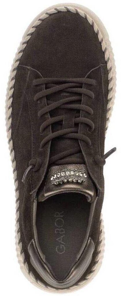Gabor Dames Faible Sneaker F-Weite 6014.01 marron Image du produit 