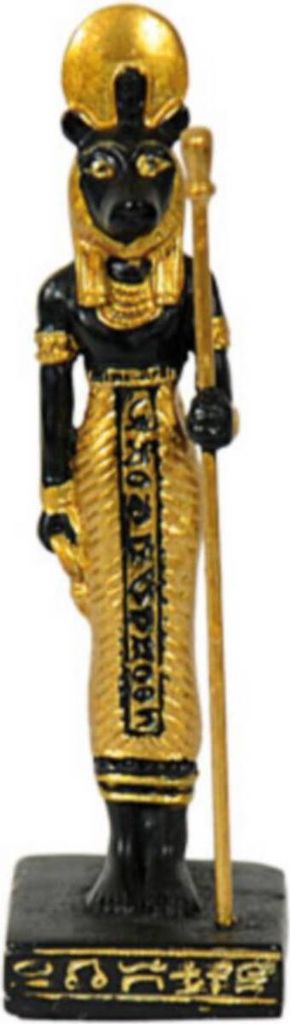 Ägyptische Katzengöttin Sekhmet stehend