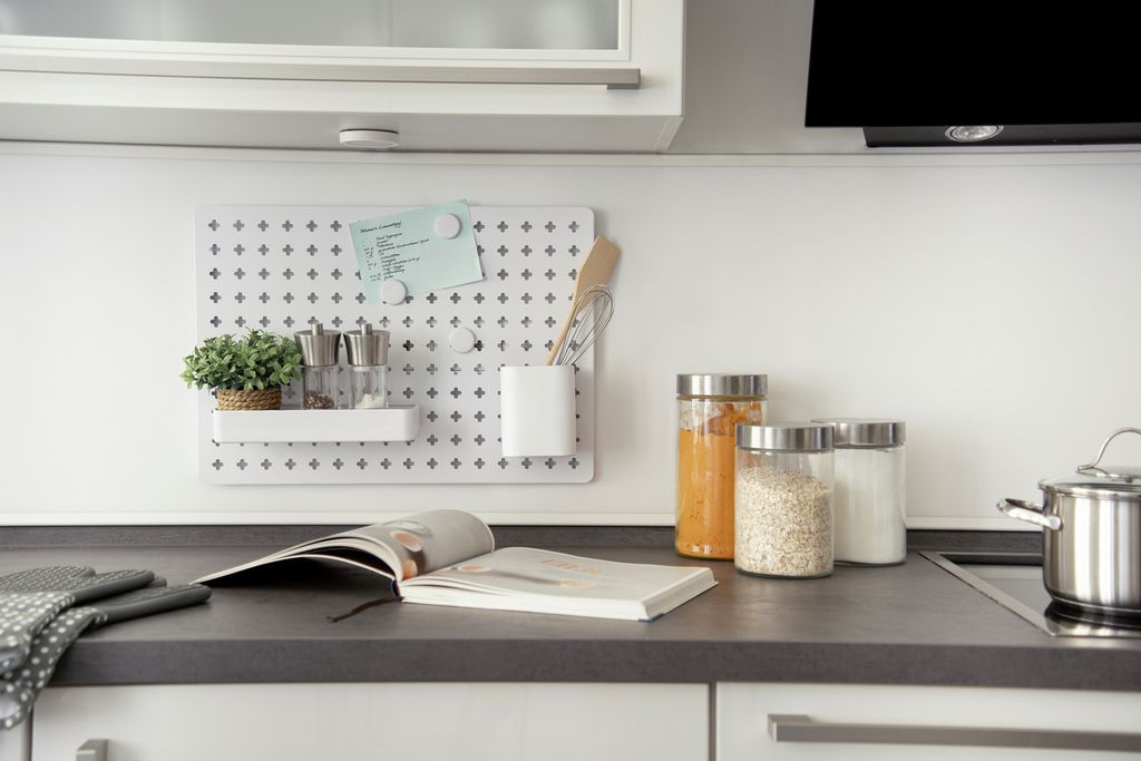 WENKO Wand Organizer Weiß Wano Hänge Aufbewahrung Tür Regal Produktbild 3