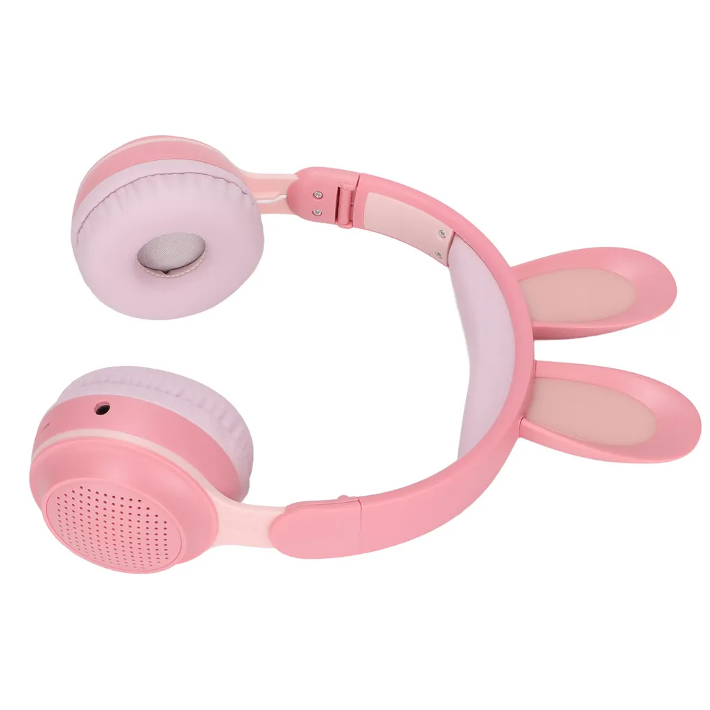 Casque d'oreille sans fil Bluetooth Enfant à LED avec Micro Intégré Bleu - 7