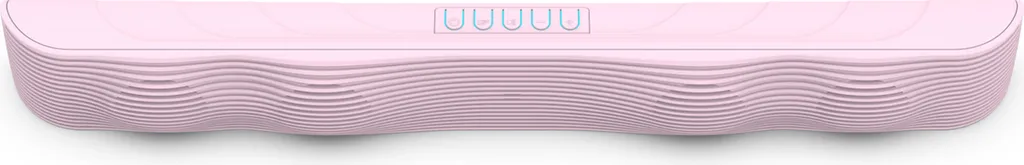 Soundbar PC BS-21 Rosa: Bluetooth 5.0, Modalità EQ e Telecomando IR