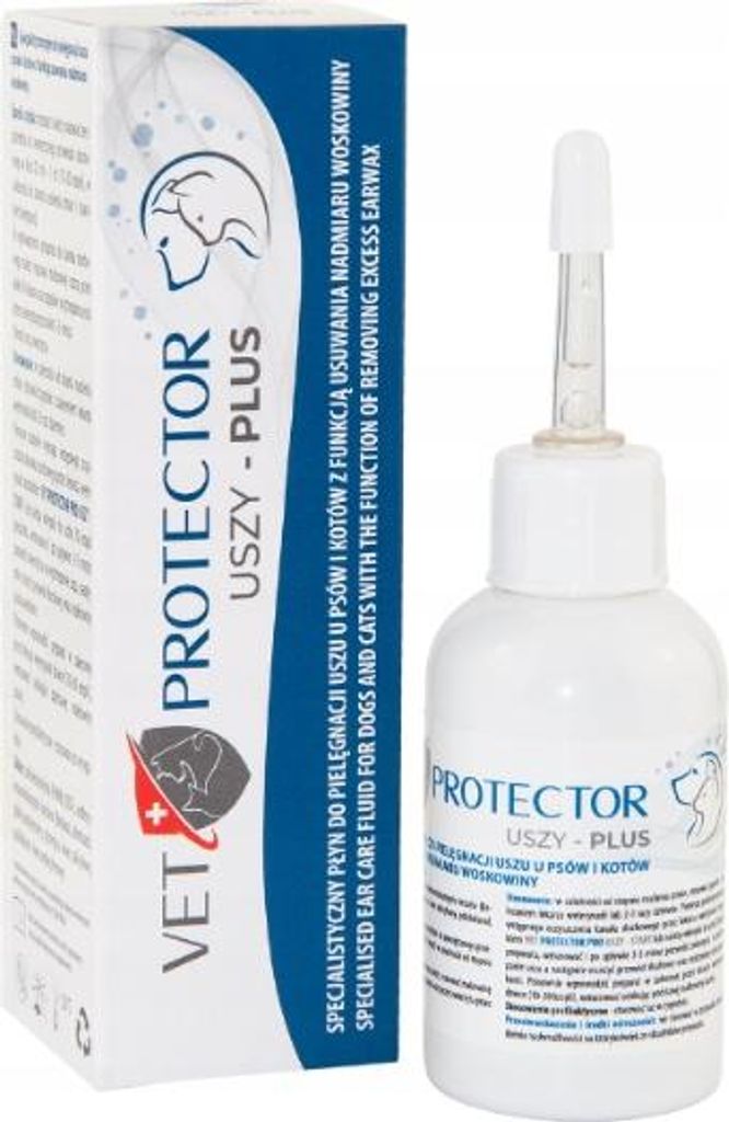 JM SANTE VET PROTECTOR Ears-Plus zur Ohrenreinigung für Hunde und Katzen 50 ml