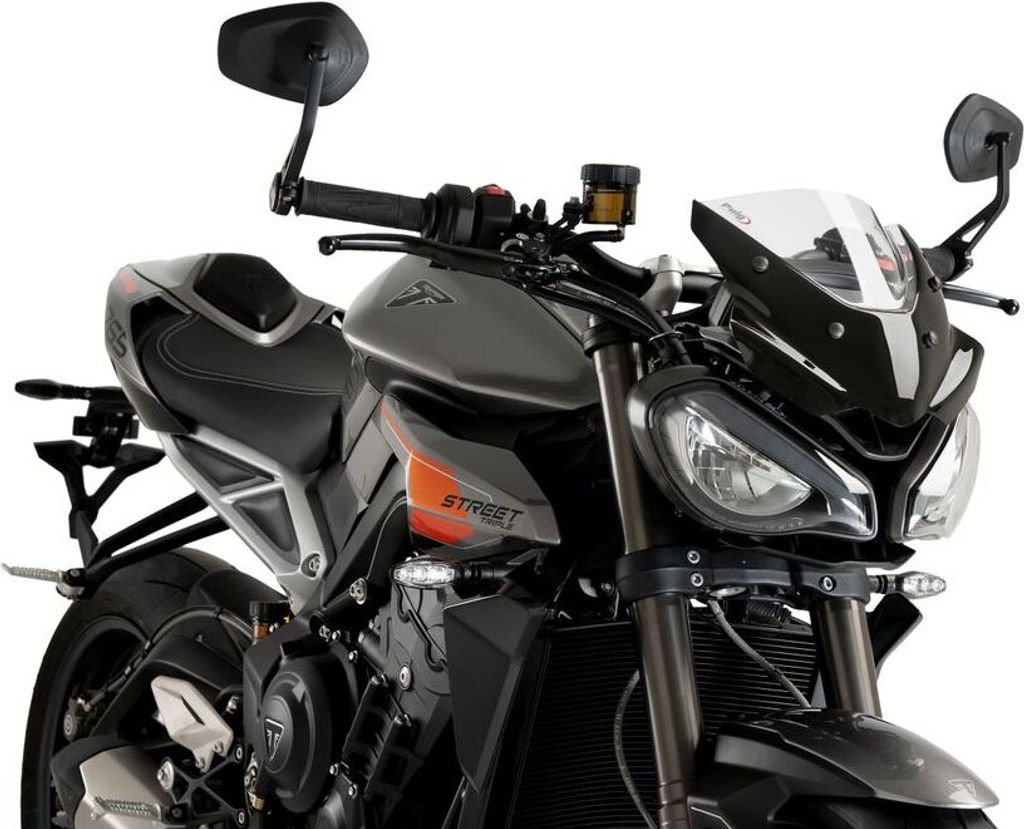PUIG 22234W New Generation Sport passend fuer TRIUMPH STREET TRIPLE 765 R Transparent