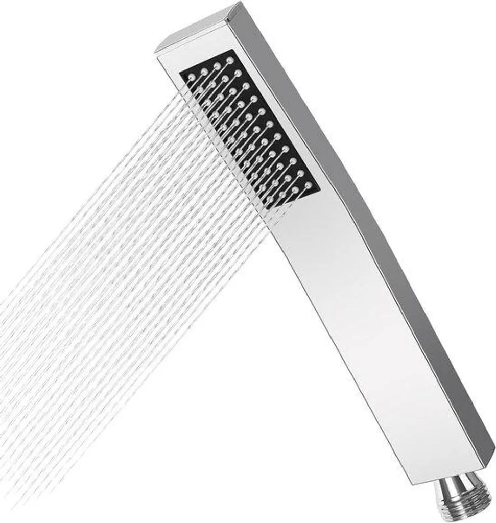 Douchette haute pression pour faible débit d'eau en acier inoxydable