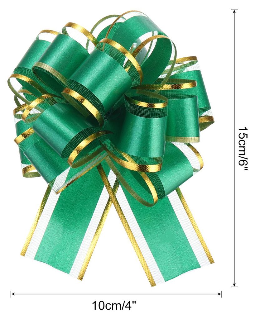 10 Stš¹ck Geschenk Schleife 10cm Geschenkband Matt Schleife Riesen Ziehschleife fš¹r Verpackung Tš¹ten Zuckertš¹ten Auto zum Basteln Dekori...