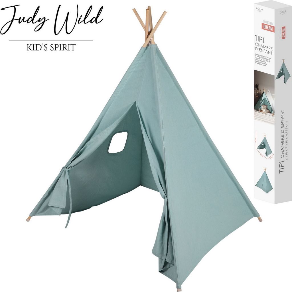 Judy Wild Kinder Zelt Kinderzelt Tipi 53421 himmelblau Produktbild 