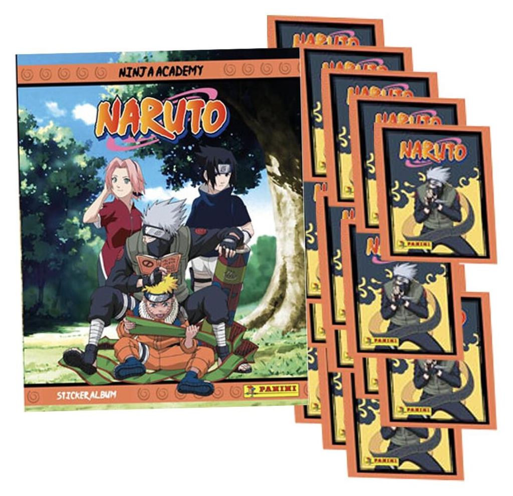 Naruto Ninja Adventures (2025) - Sammelsticker - 1 Sammelalbum + 20 Tüten