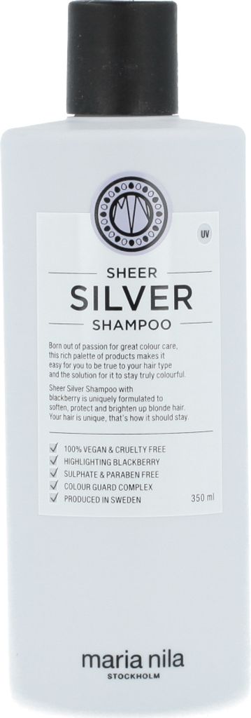 Maria Nila Sheer Silver, 350 ml, Shampoo, voor dames, geeft Productafbeelding 