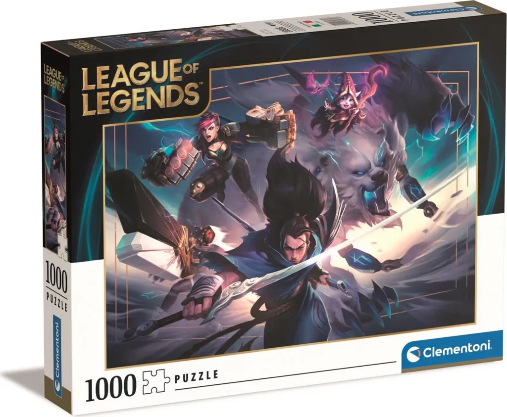 Puzzle 1000 pièces League of Legends Clementoni : fini les pièces fragiles
