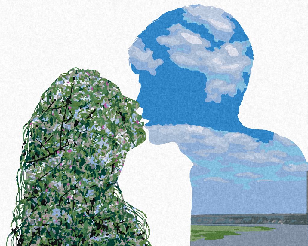 Zuty - Malen nach Zahlen - DIE VERBINDUNG, 40x50 cm, ohne Keilrahmen