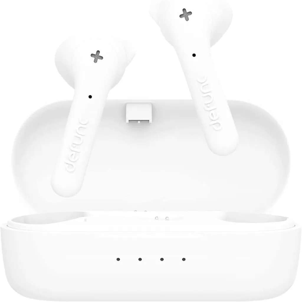 True Wireless In-Ear Ohrhörer Bluetooth 5.0, IPX4 wasserdicht, Touch-Steuerung, Mikrofon, lange Akkulaufzeit, Ladeetui, Stereo