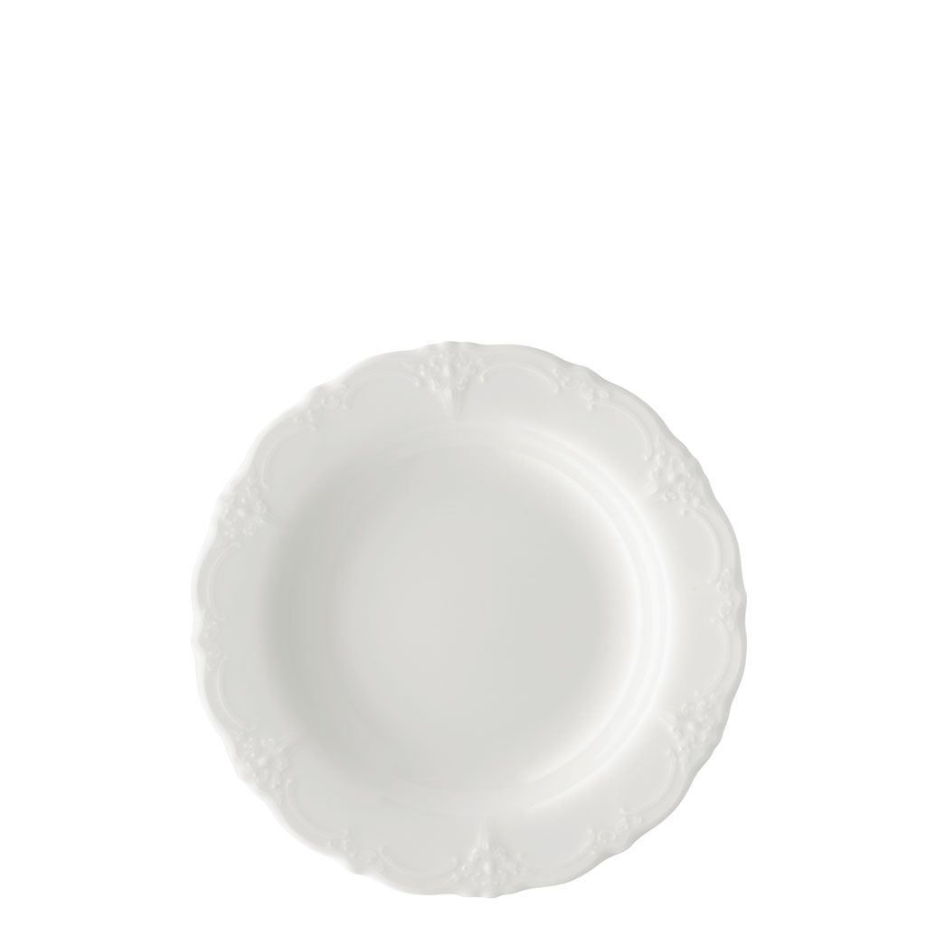 Hutschenreuther Suppenteller 24 cm Fahne Baronesse Weiss Immagine del prodotto 