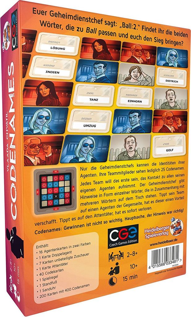 Asmodee Krycí jména Karetní hry