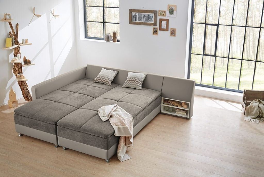 ECKSOFA-DAUERSCHLÄFER Doppelbett 306/223/95 cm Boxspring Produktbild 5