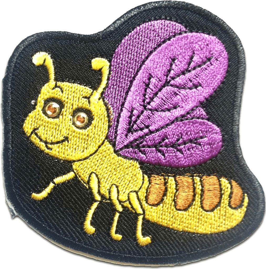 Libelle Tier - Aufnäher, Bügelbild, Aufbügler, Applikationen, Patches, Flicken, Zum Aufbügeln, Größe: 7 x 7 cm