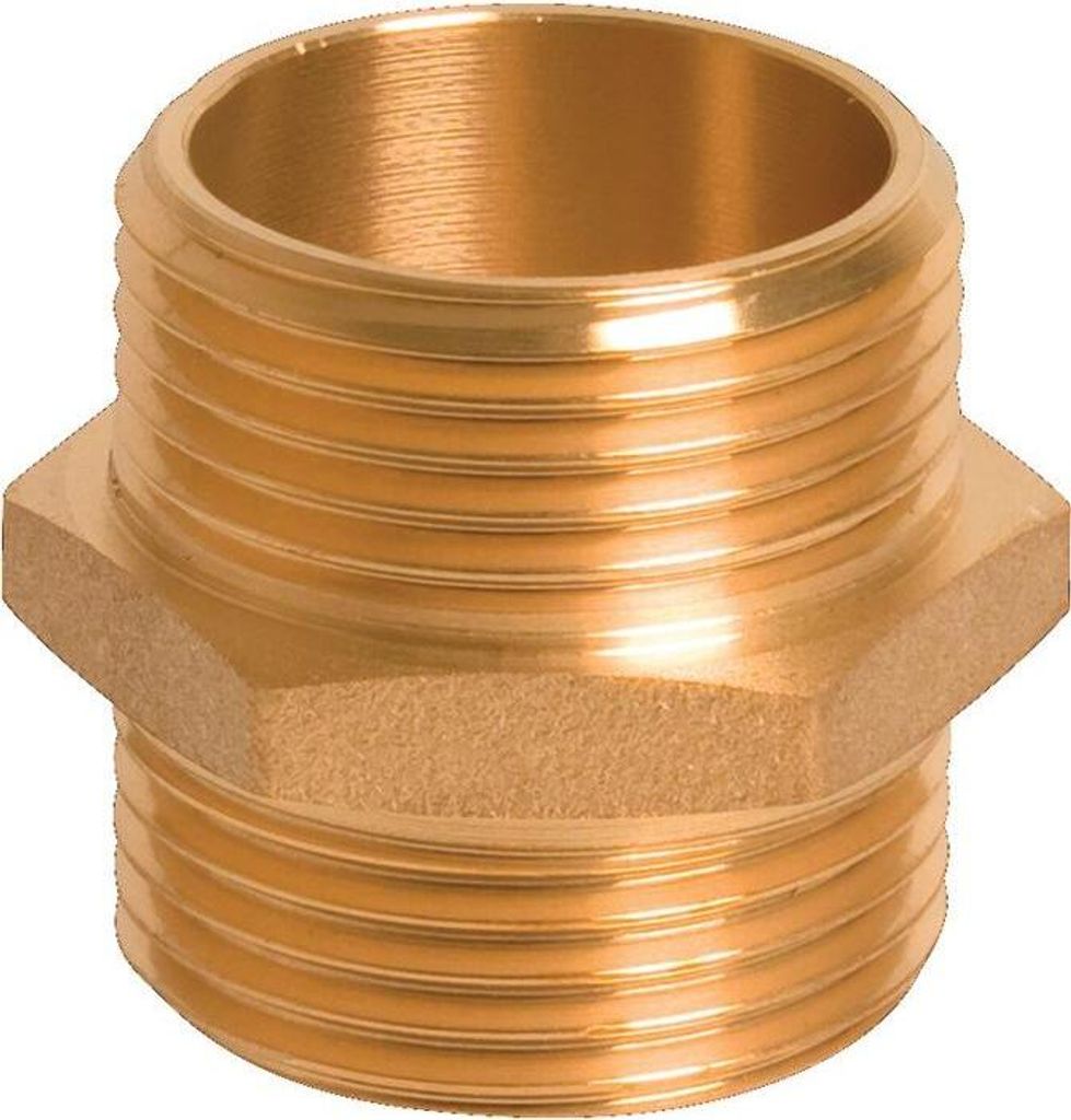Gewindenippel Messing Außengewinde 3/4 ″ Produktbild 