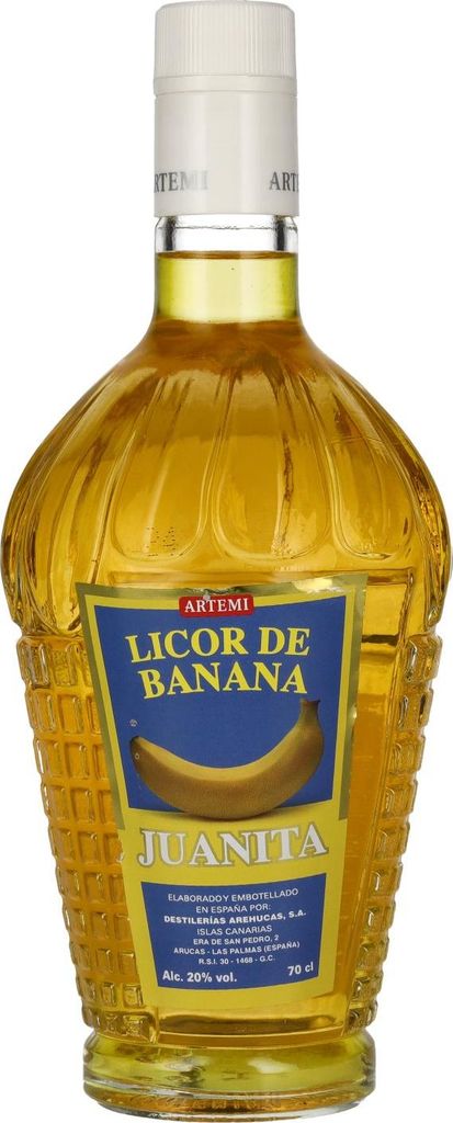 Artemi Banana Juanita Licor 20% Vol. 0,7l Image du produit 