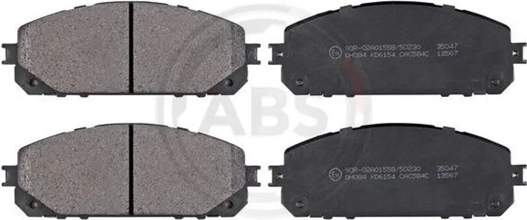 A.B.S. 35047 Jeu de Plaquettes de Frein à Disque pour Cherokee K2AMV3327AA