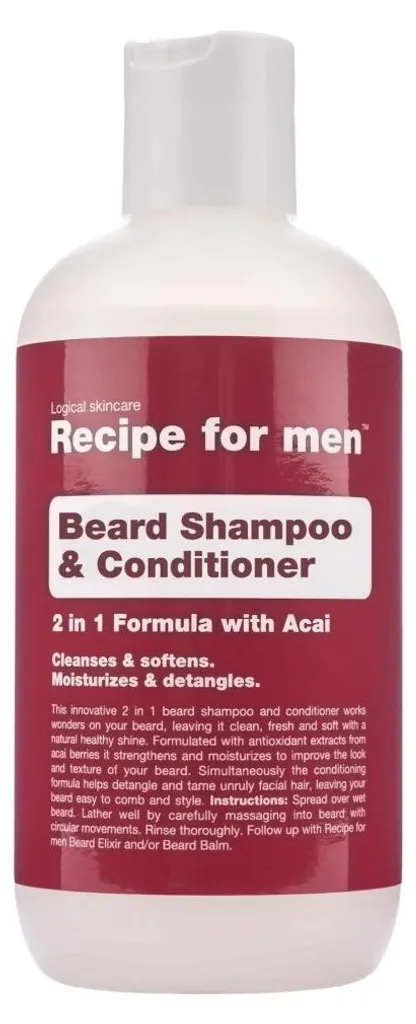 Shampooing barbe hydratant effet adoucissant et nourrissant flacon 250 ml