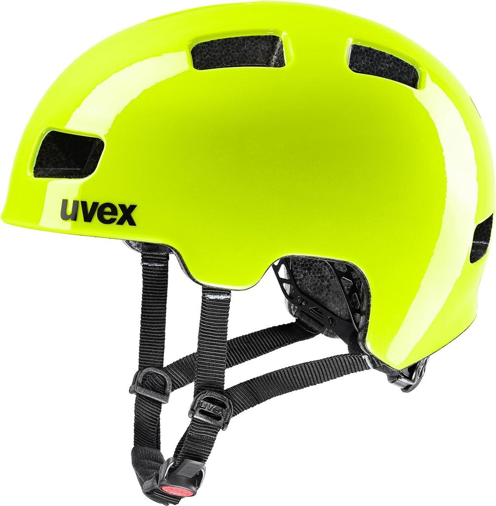 uvex hlmt 4 - Leichter Fahrradhelm für Kinder - individuelle Größenanpassung - waschbare Innenausstattung - neon Yellow - 51-55 cm