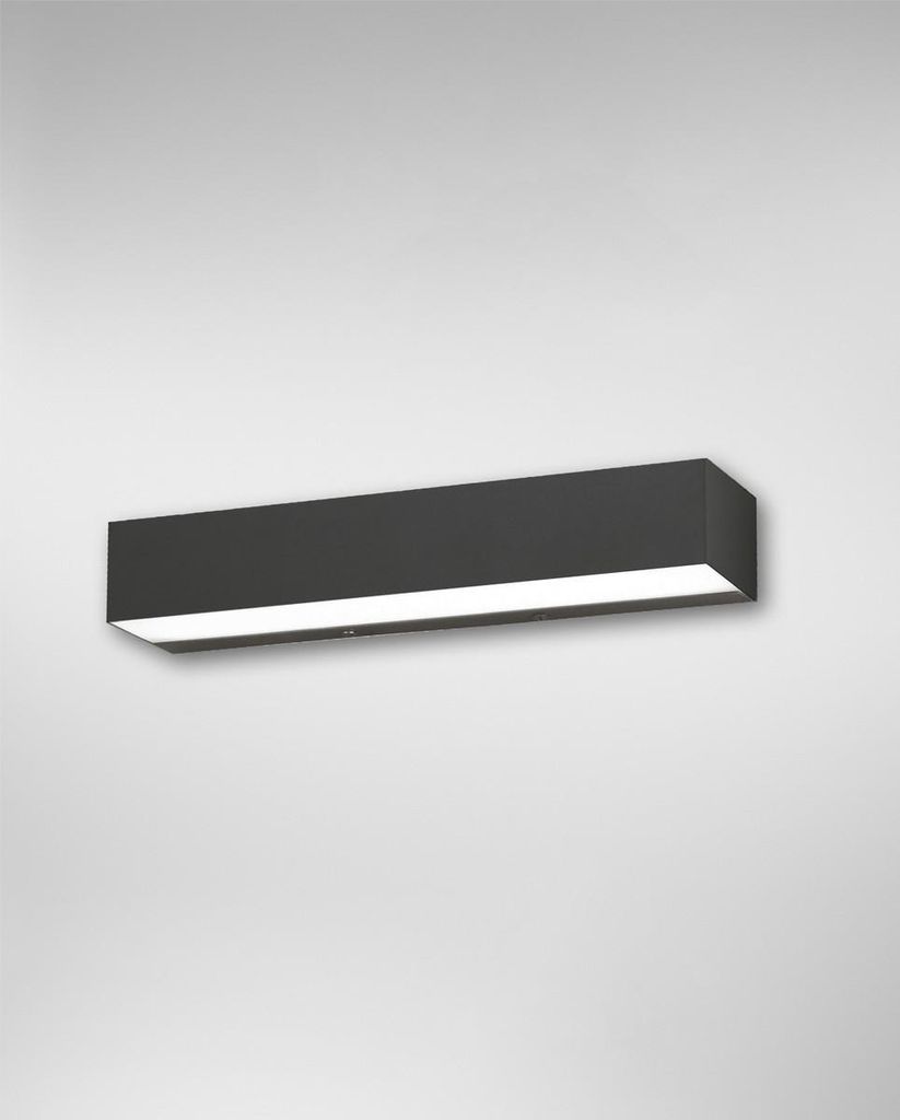 Fabas Luce Mistral LED Wandleuchte 18W steuerbare Lichtfarbe Anthrazit 3784-21-282