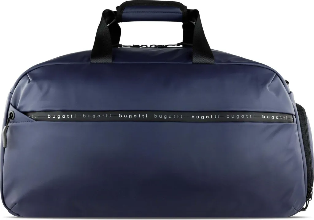 Sac de Sport Bugatti Design Bicolore Blanc Marine avec Large Volume