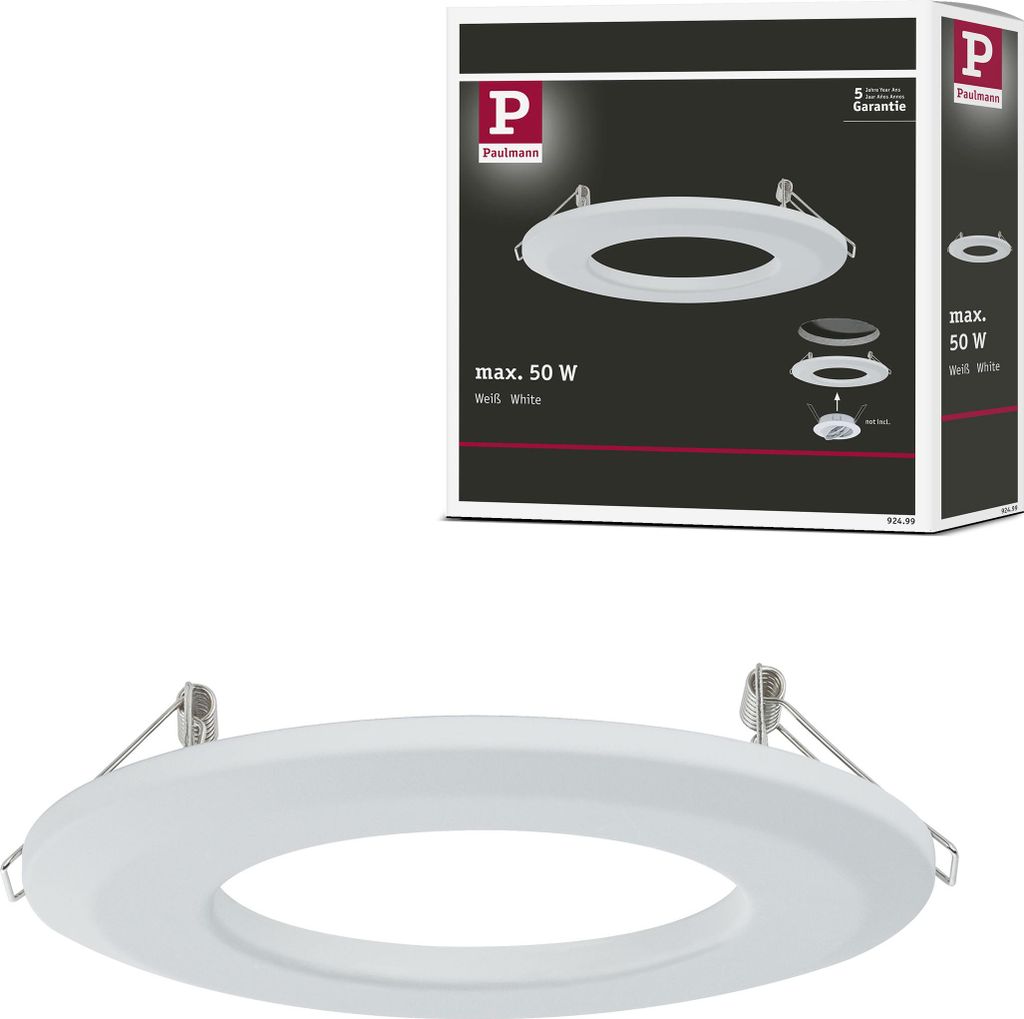 Paulmann Zubehör Einbauleuchten-Einbauadapter Ø 130 mm 75-120 mm auf 68-70 mm