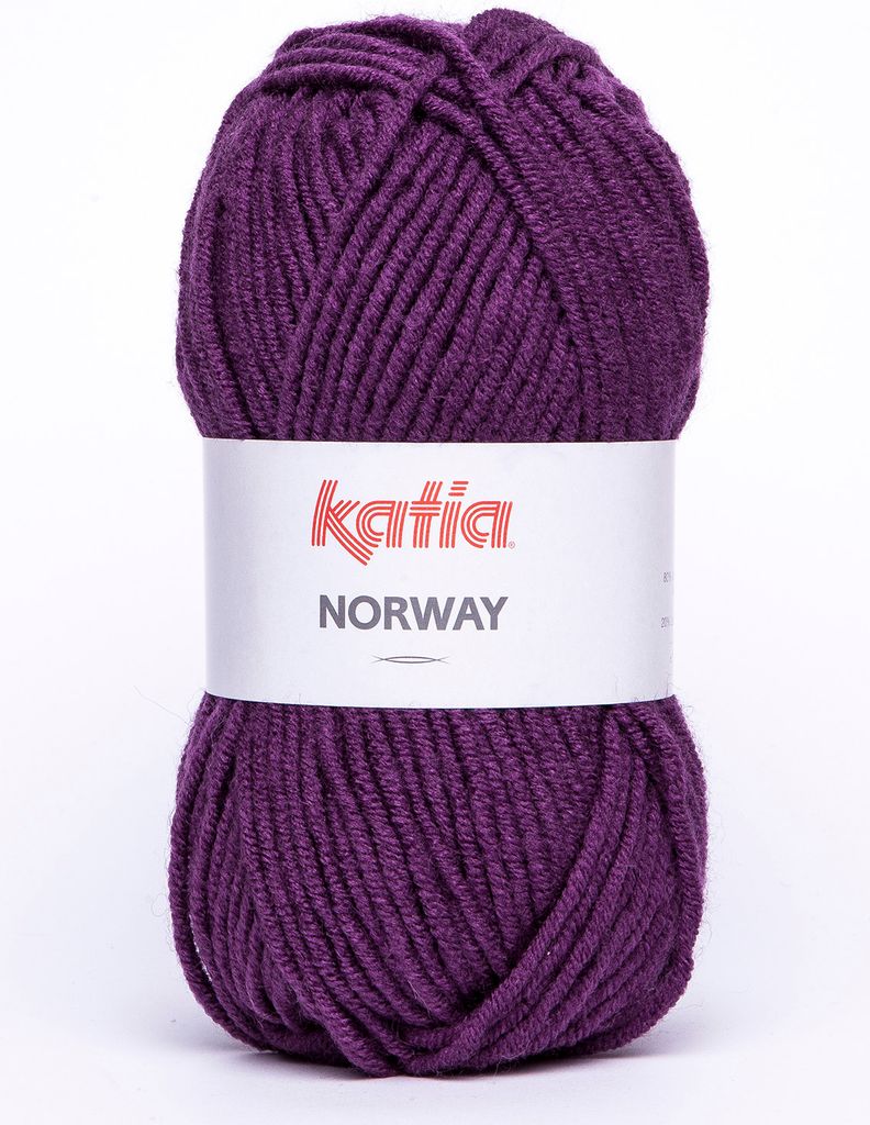 NORWAY von Katia - BERENJENA (18) - 100 g / ca. 100 m Wolle