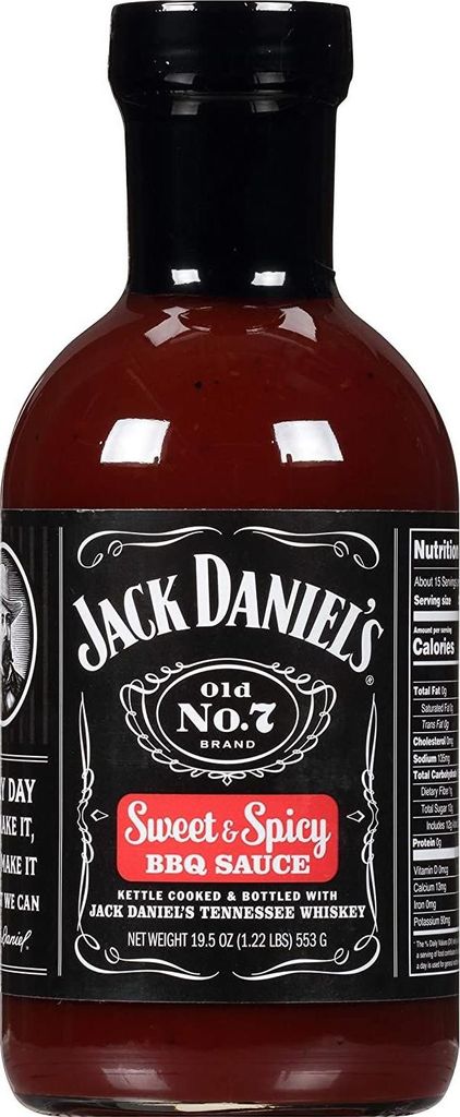 Jack Daniel ́s Sweet & Spicy BBQ Sauce 473 ml Grillsauce Produktbild 