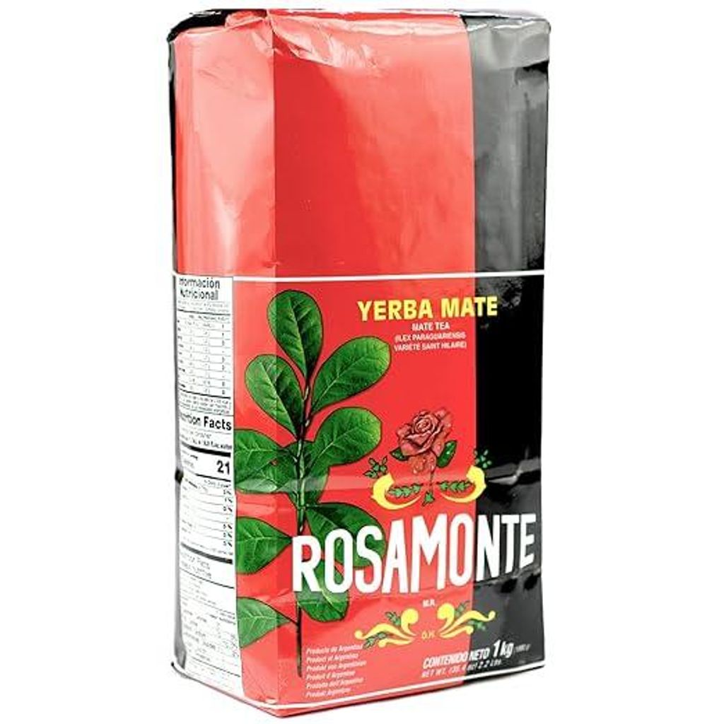 Rosamonte Mate Tee Tradicional 1kg - die Reifezeit beträgt 12 Monate | Detox und Energie Getränk