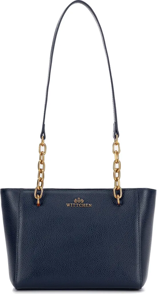 Sac cabas en cuir véritable WITTCHEN Elegance avec détails chaîne