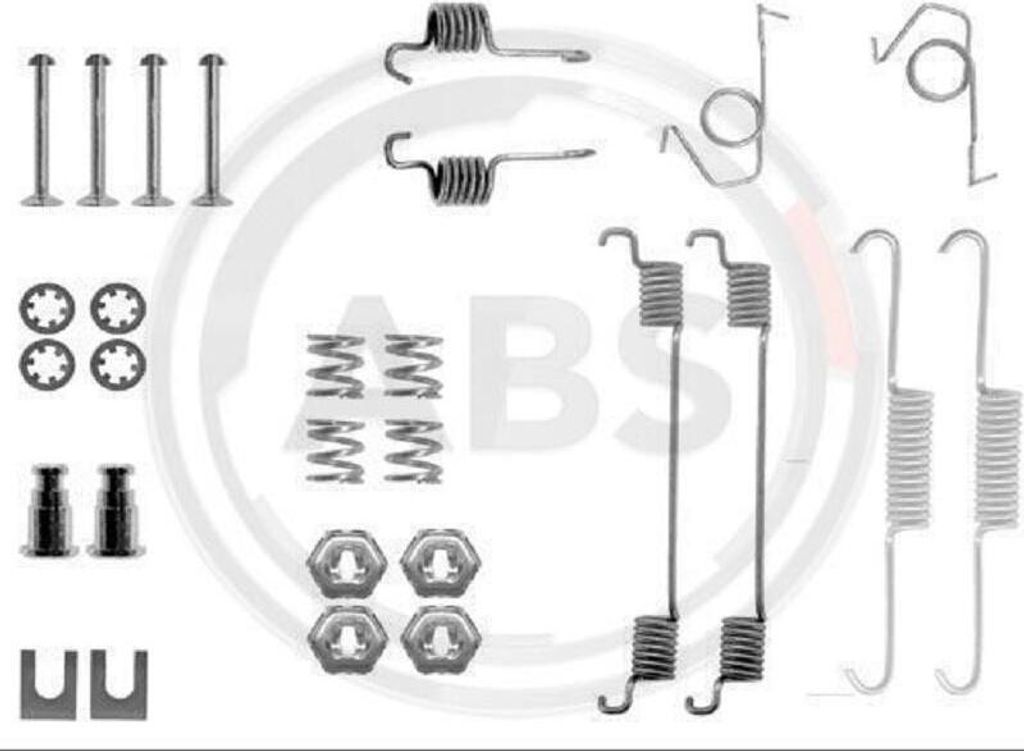 Zubehörsatz Bremsbacken Ø 178 mm A.B.S. für u.a. FORD FIESTA