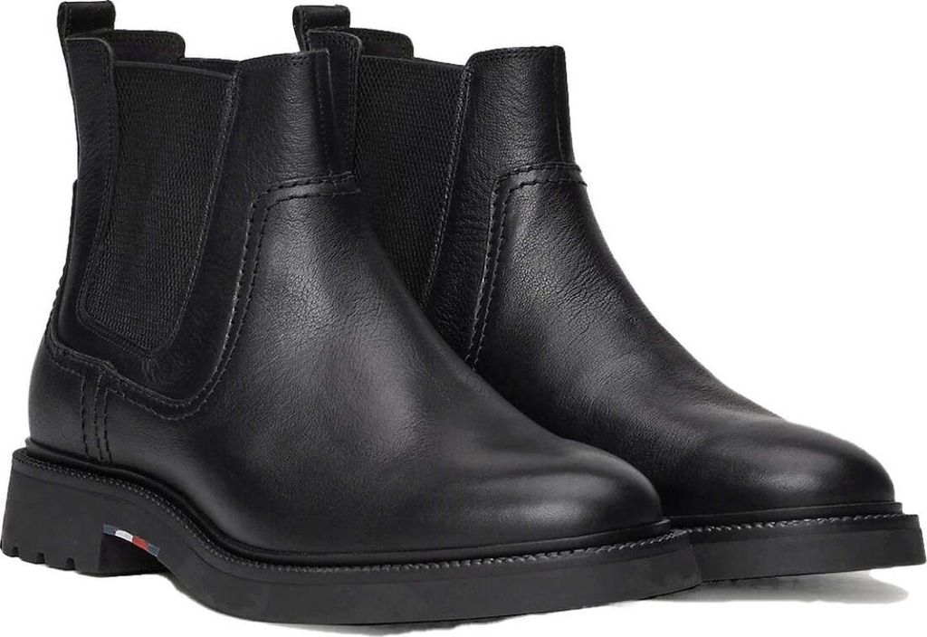 Tommy Hilfiger Herren Stiefeletten FM0FM05184 BDS Farbe: Schwarz Größe: 41