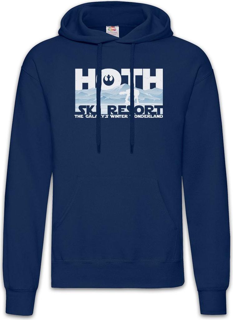 Urban Backwoods Hoth Ski Resort, Herren Hoodie, Farbe: Produktbild 