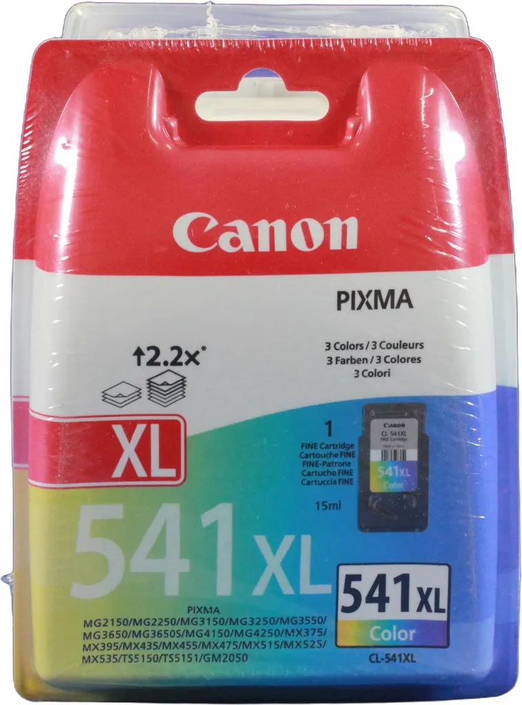 Cartouches Canon PG-540 XL CL-541 XL Idéales pour Photos et Rapports