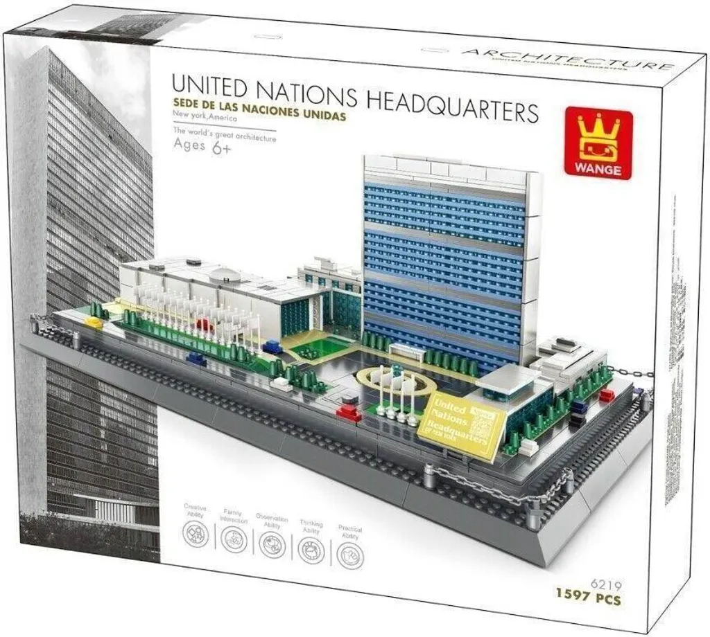 Kit Architecture ONU Wange 1601 Pièces - Défi de Construction Durable - 6