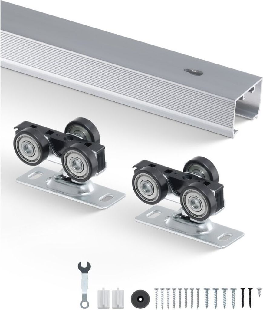 Schiebetür-Schienensatz Hardware 1441mm - Einzelschienen Produktbild 