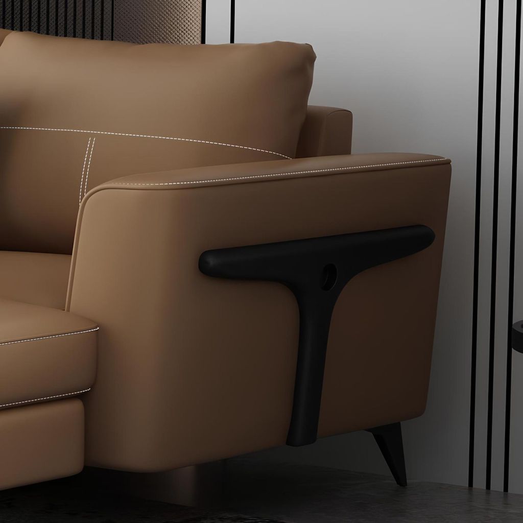 Design Esk Ecksofa L-form Modern Sofas Ledersofa Couch Wohnlandschaft Sofa Sitz