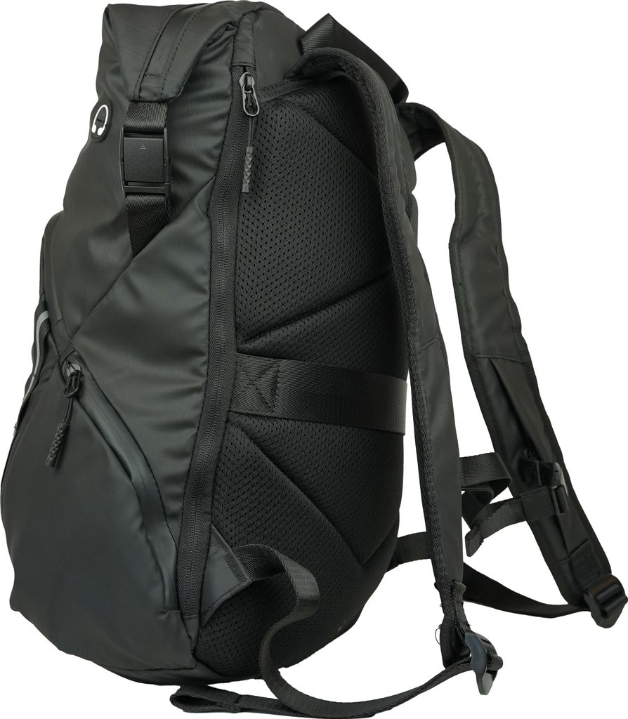 TechTrek Pro – Rucksack – 19 l – Laptoptasche 15,6 Zoll – wasserabweisend – Schultasche – Rucksack – Schwarz