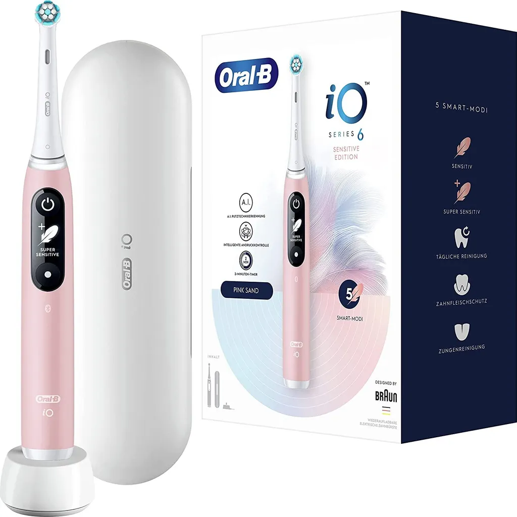 Oral-B iO Series 6 Brosse à Dents Électrique Soin Gencives et Blanchiment