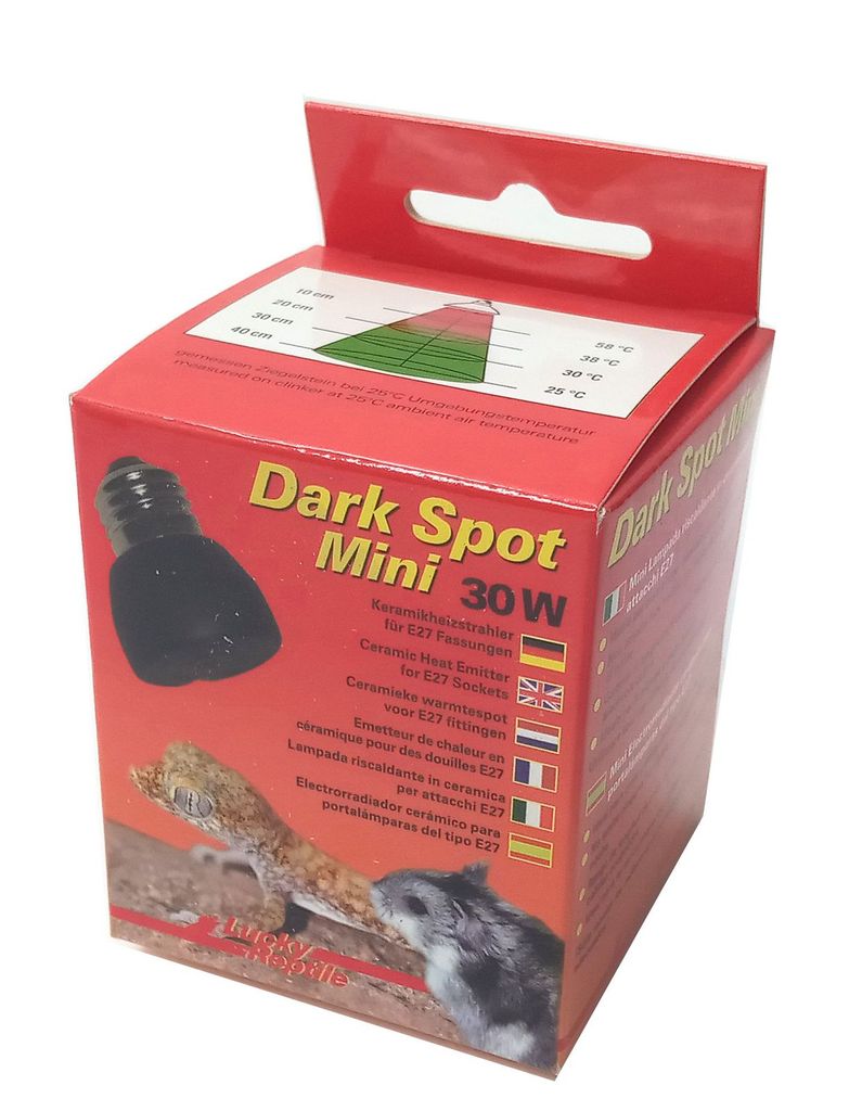 Lucky Reptile Dark Spot Mini keramische Heizstrahler für Terrarien. 30W. E27