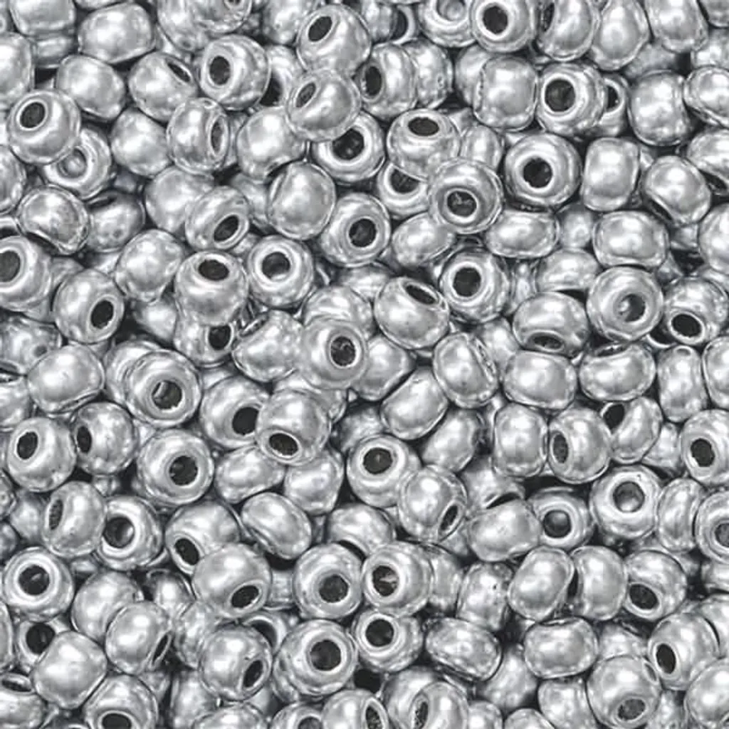 Rocailles de Bohème Ø 2,5 mm argentées KNORR prandell haute qualité
