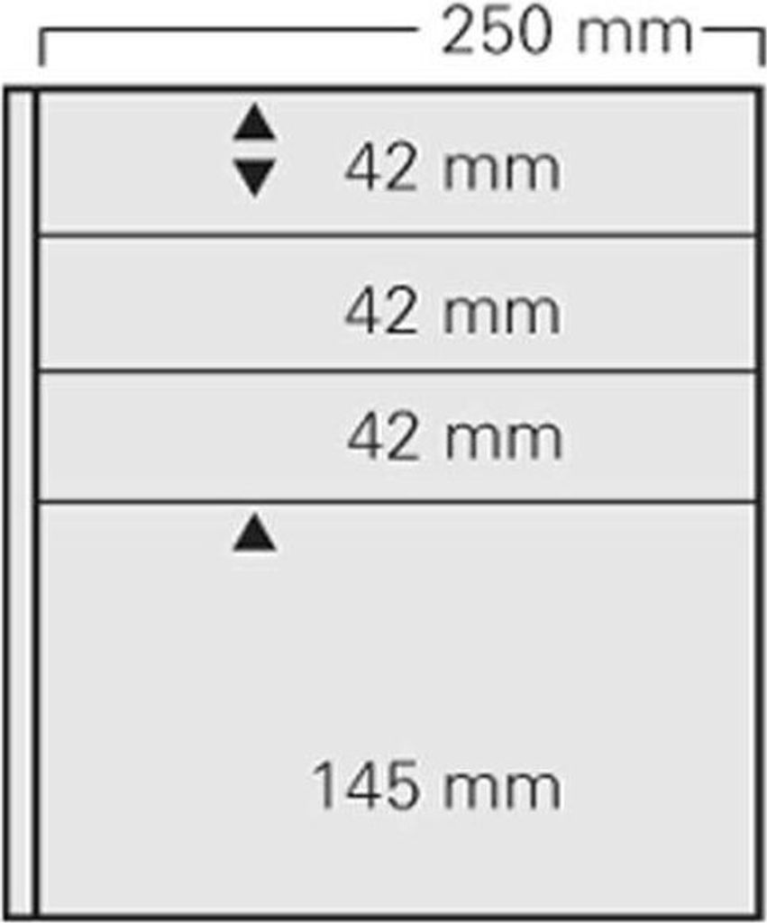 SAFE 7242 PA Garant - Einsteckblatt transp. per 5
