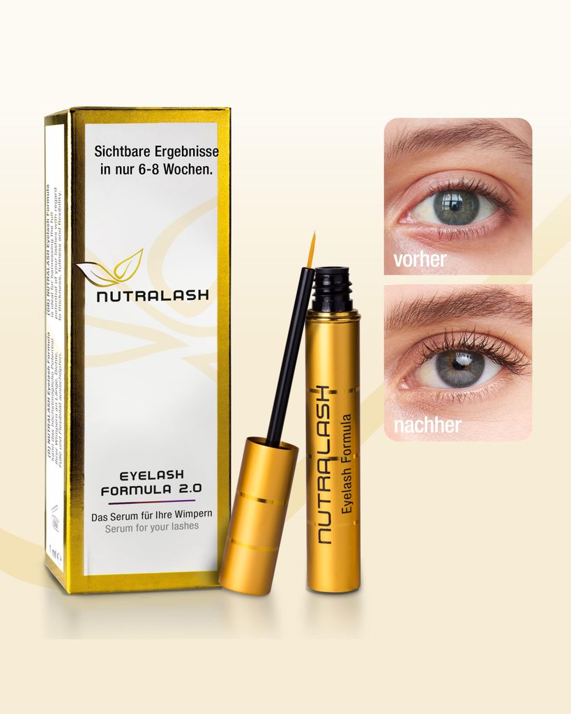 NUTRALASH Eyelash Formula 2.0 – 3ml, Wimpernserum für lange Produktbild 