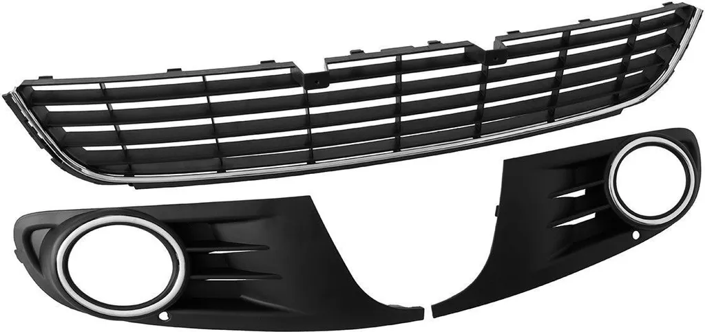 Grille de Pare-chocs pour VW Golf 6 VI avec Phares Antibrouillard Gauche
