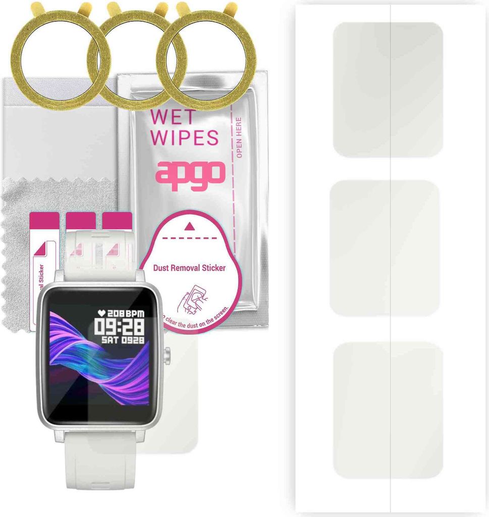 apgo 3 Stück Schutzfolie, Matt, kompatibel mit Doogee CS1 Produktbild 