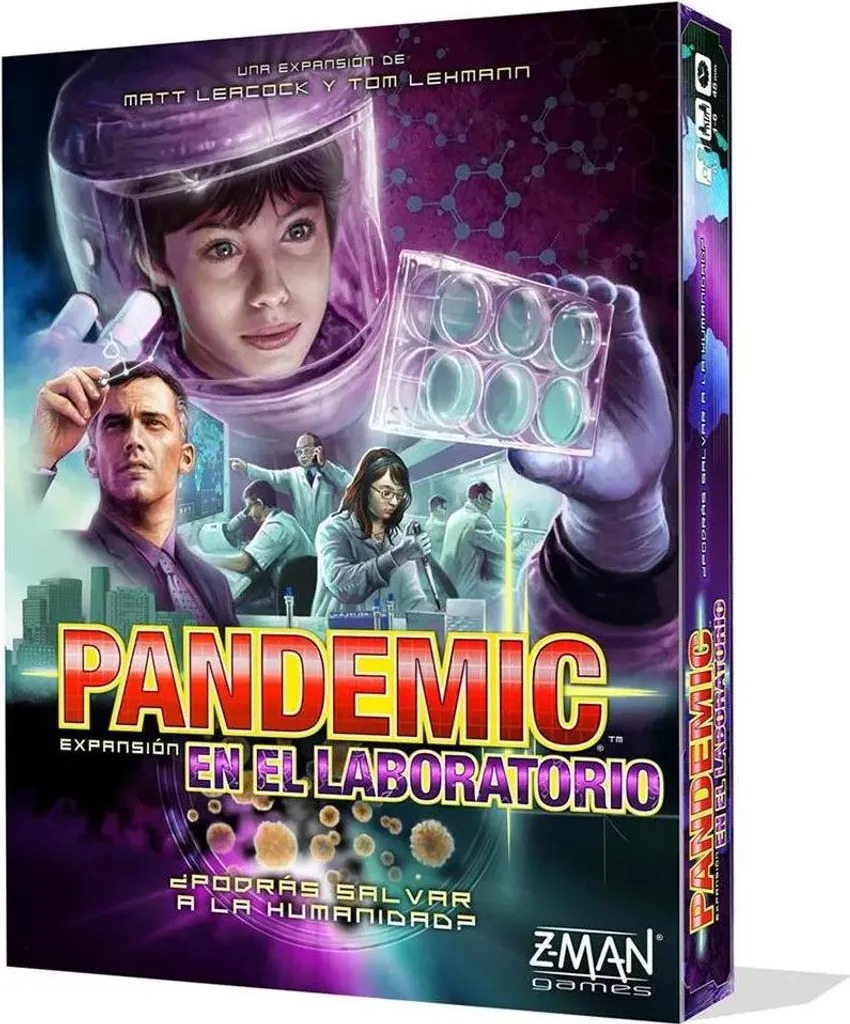 Z-Man Games Pandémie In Vitro Extension Jeu de Plateau Version Française